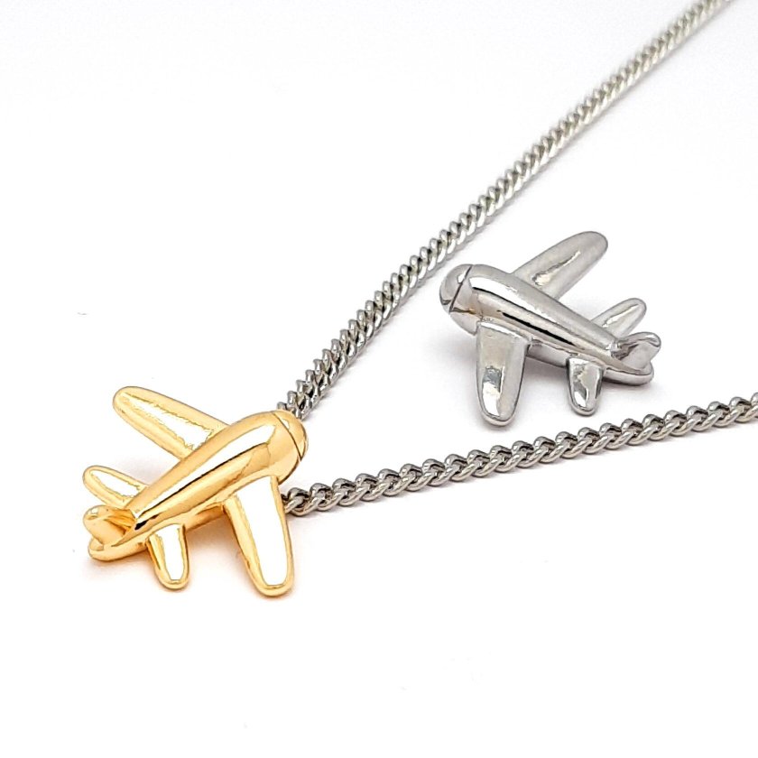 Подвеска самолет золото
