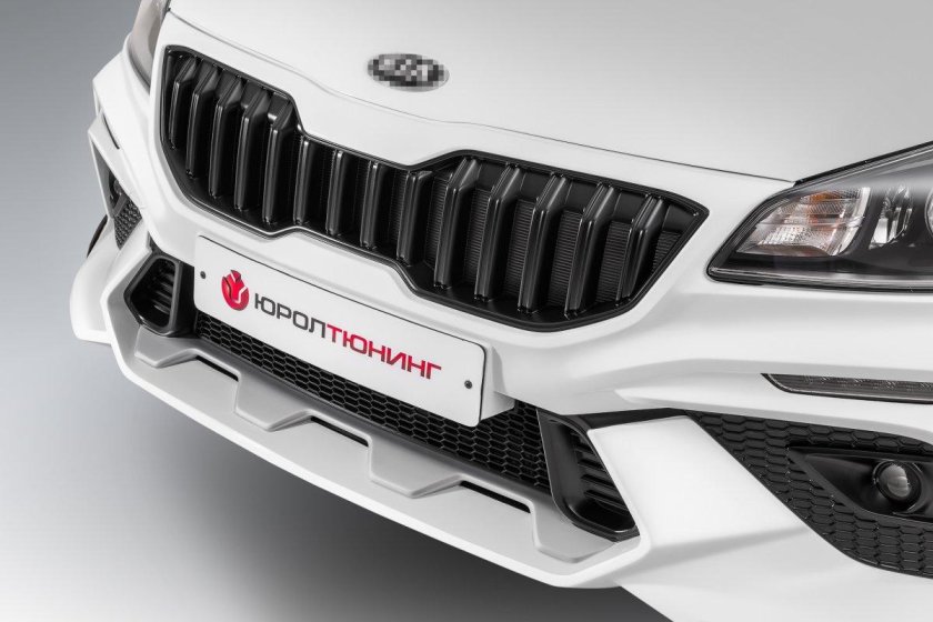 Kia Rio 2018 бампер передний