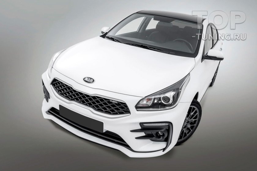 Бампер Барракуда на Киа Рио 4