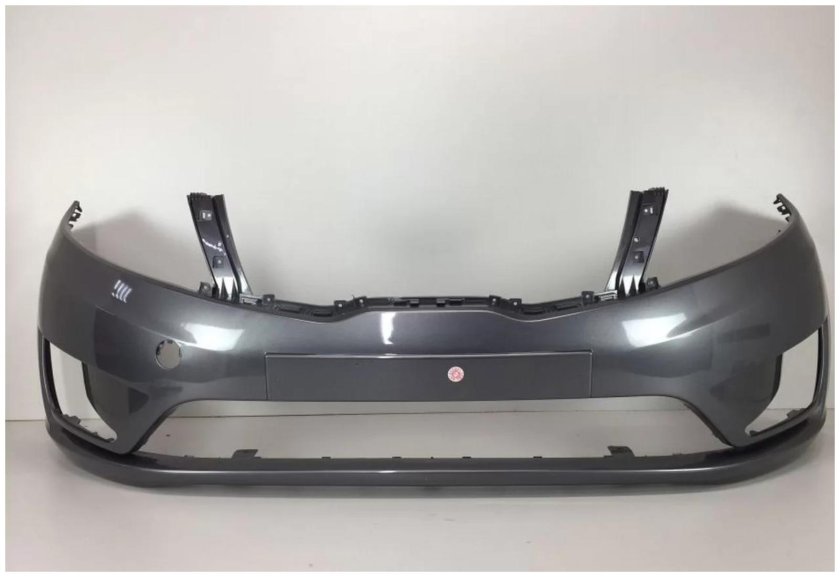 Бампер передний Железный FAW самосвал цвет серый металлик 2011 артикулы