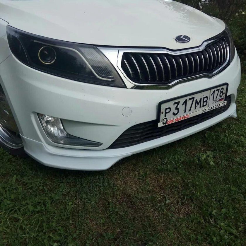 Клыки на Киа Рио 3