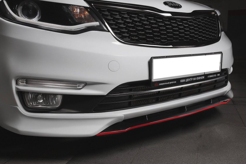 Юбка бампера Киа Рио 3