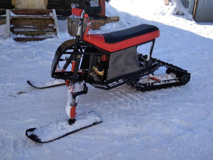 Миниснегоход Бурлак-4м резвый