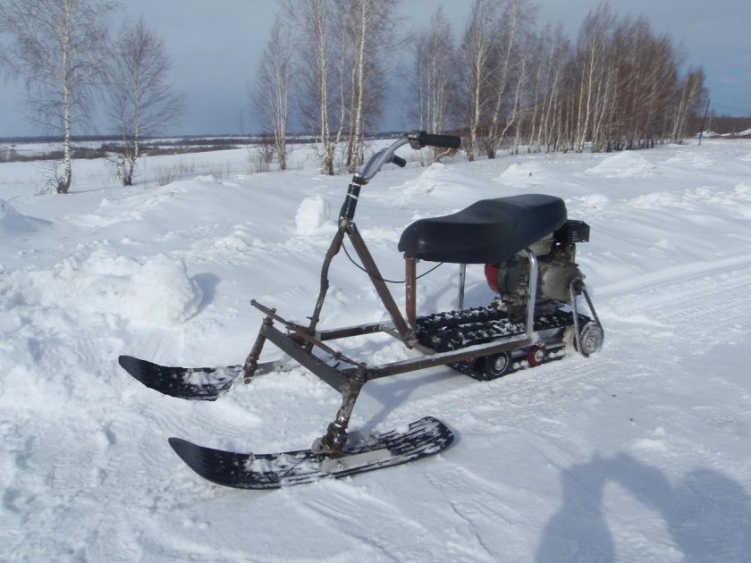 Гусеничный модуль для снегоката