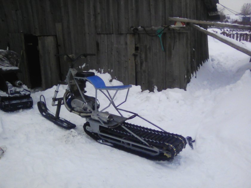 Мини снегоход Рыбак 2м