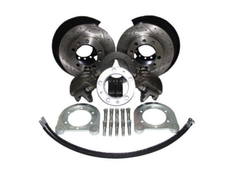 Комплект дисковых тормозов на УАЗ 469 на гражданские мосты