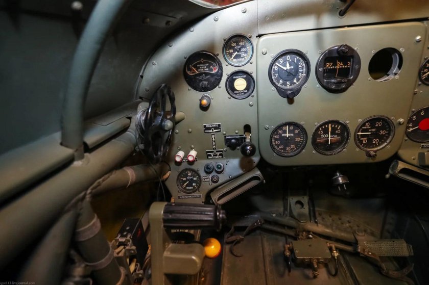 Кабина истребителя як-3