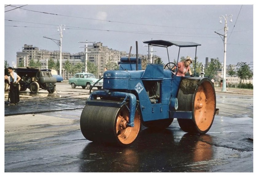Каток асфальтовый СССР