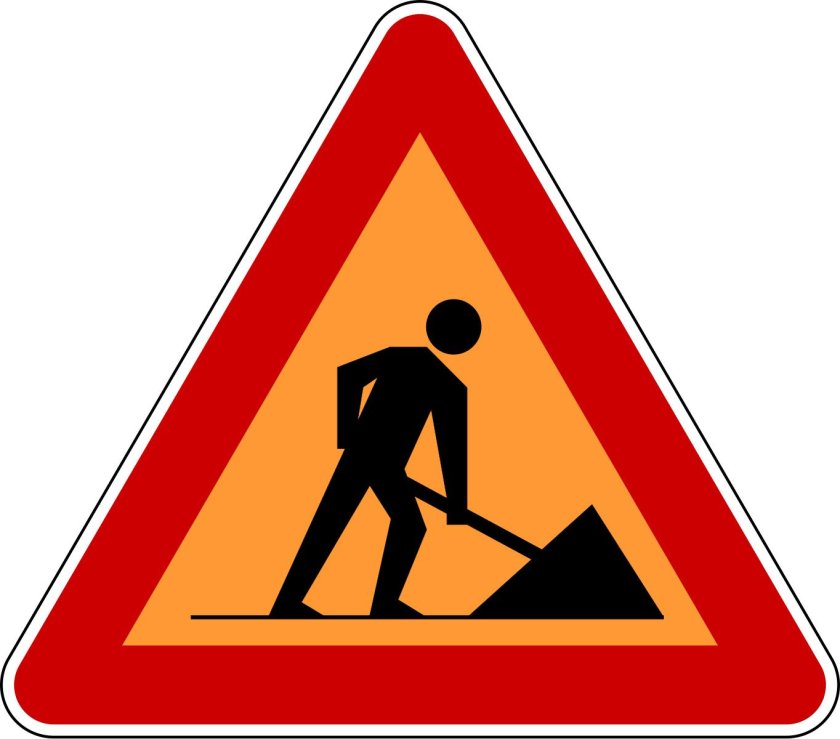 Знак ремонтные работы