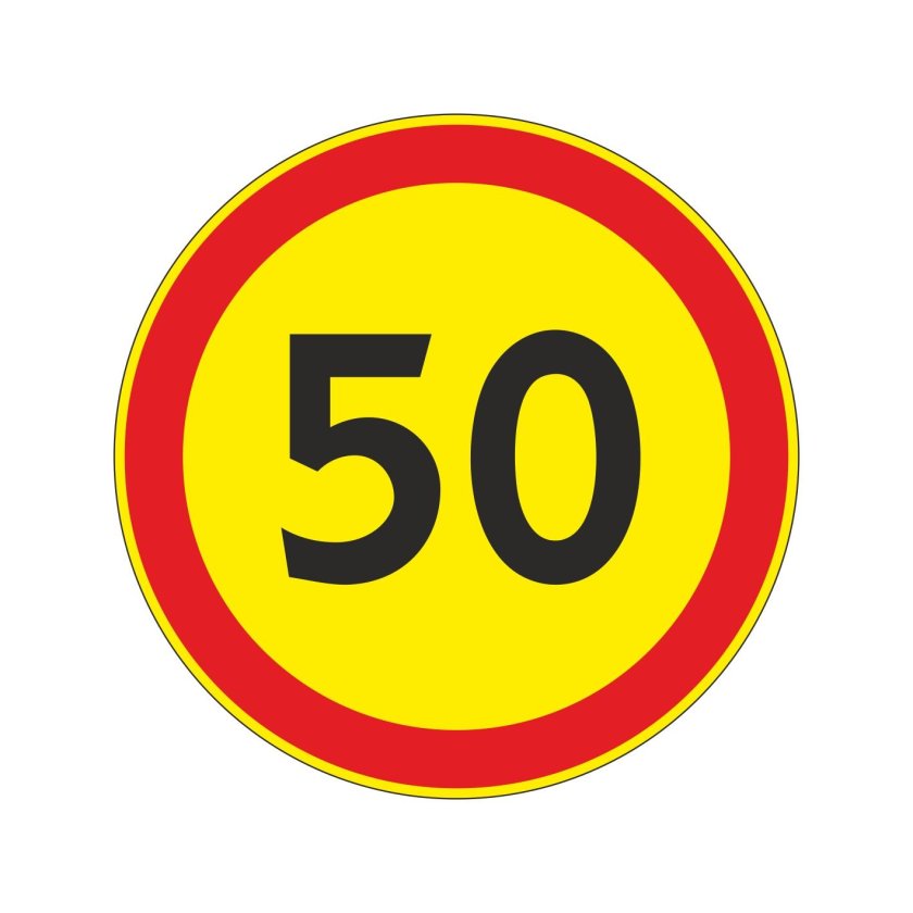 Знак ограничения скорости