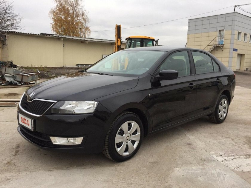 Skoda Rapid 2015 черный