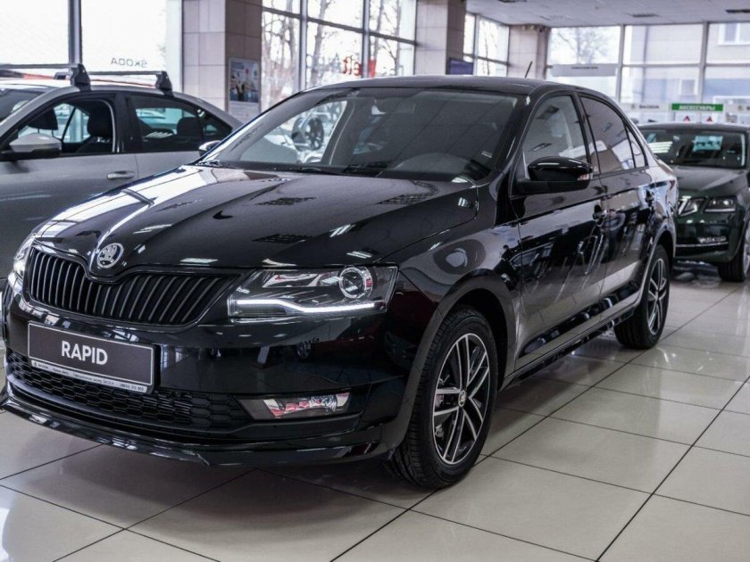 Шкода Рапид 2020 черная