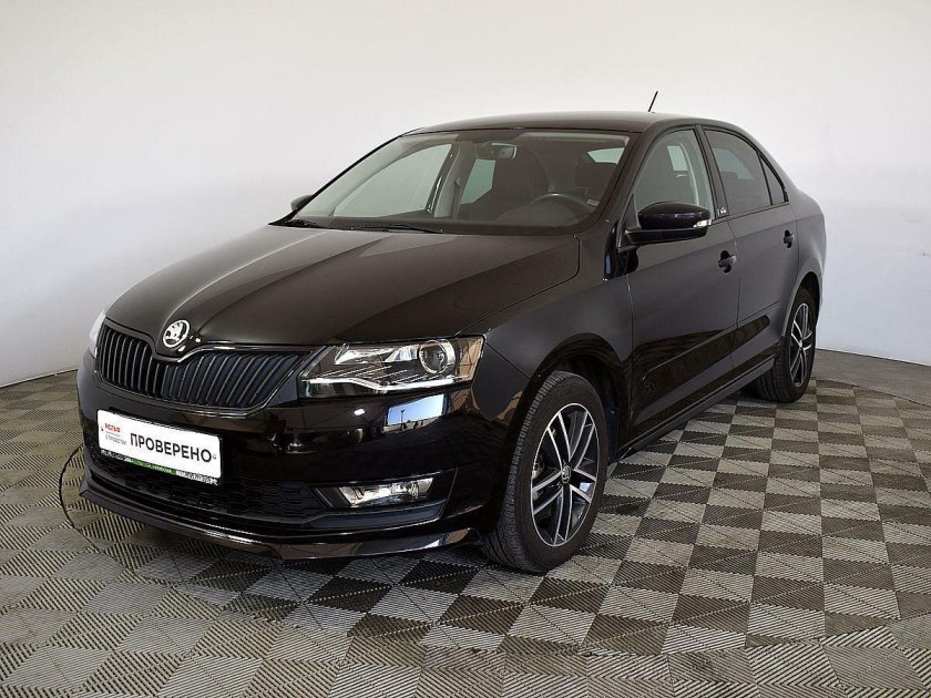 Шкода Рапид 2018 черная