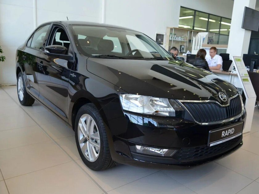 Шкода Рапид 2020 черная