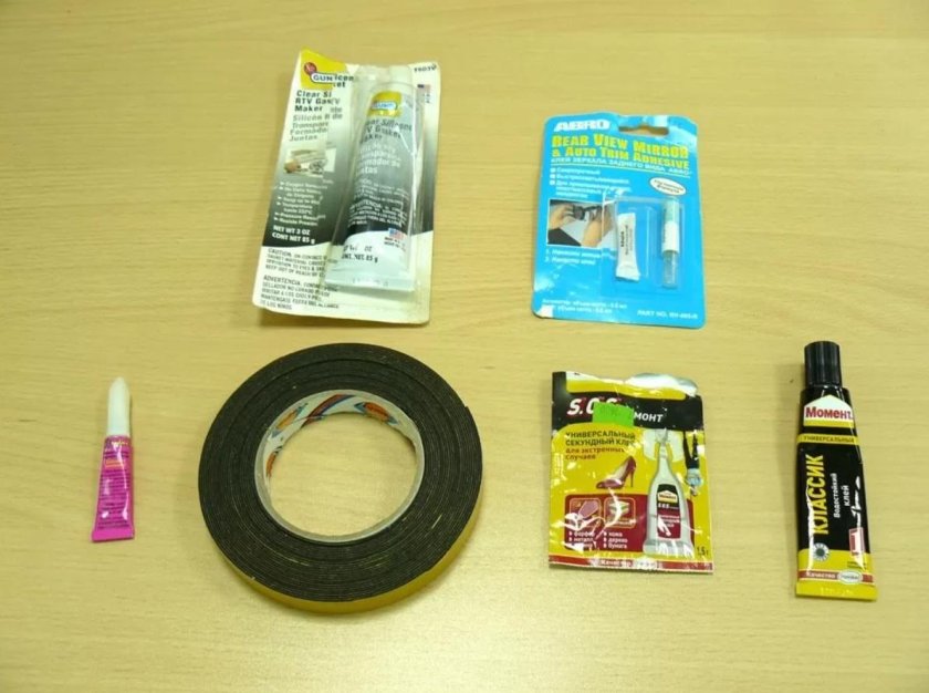 Клей для приклейки зеркала