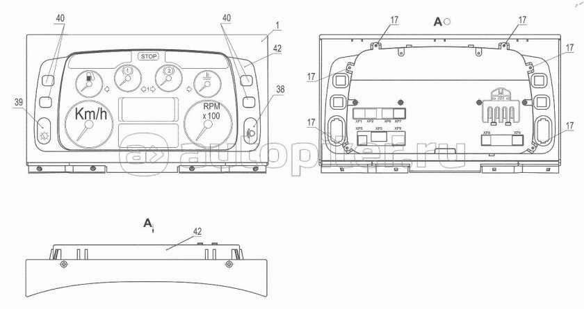 Щиток приборов ЩП 8099
