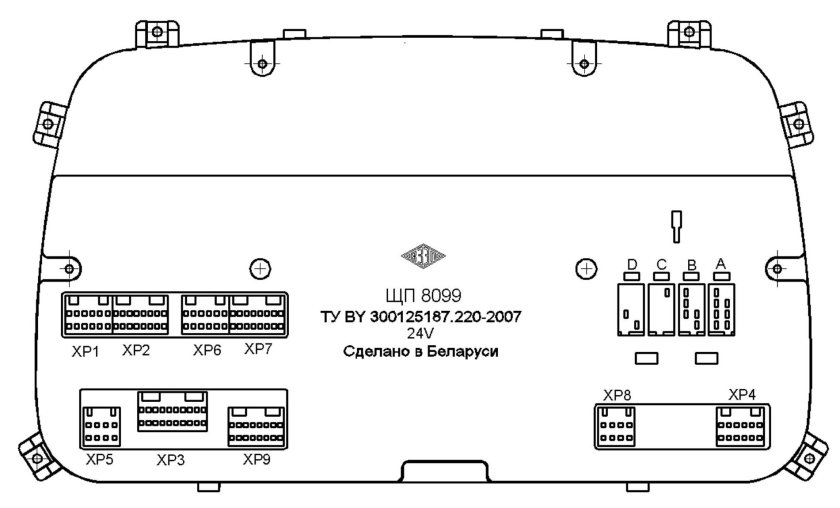 Щиток приборов МАЗ ЩП 8151-1