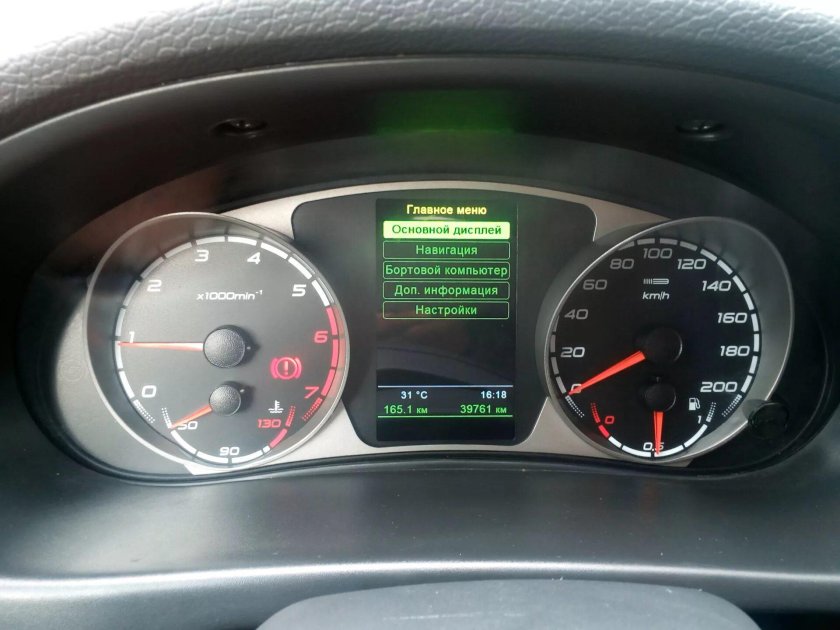 Панель приборов Приора 2 с навигацией