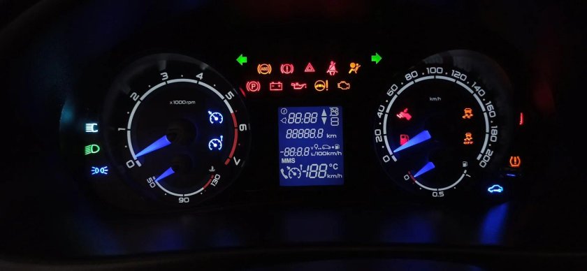 Щиток Приора 2 приборов 929