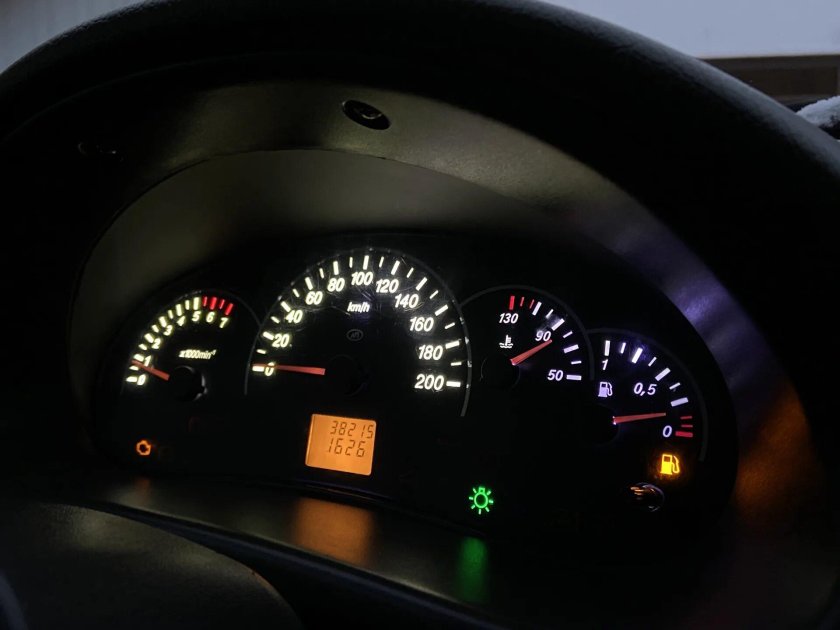 Пересвет приборки Приора 1