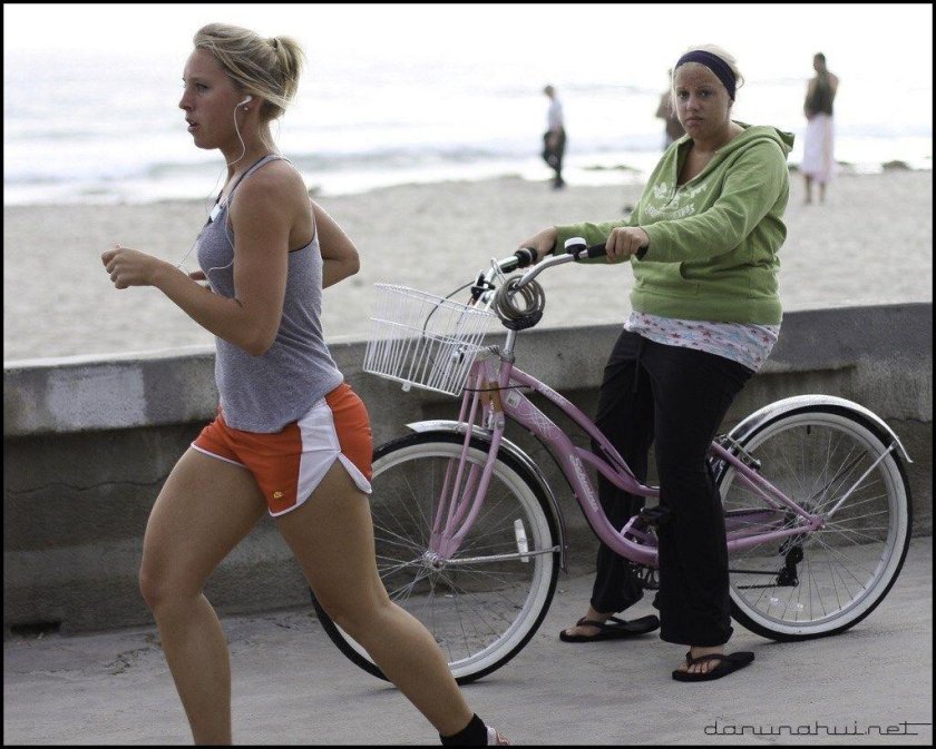 Бег велосипед