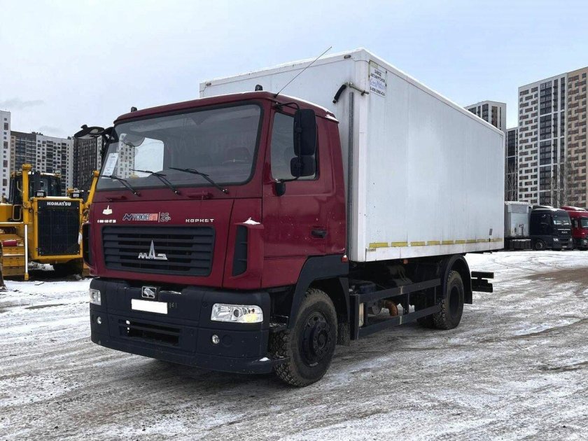 Маз 5340 изотермический фургон