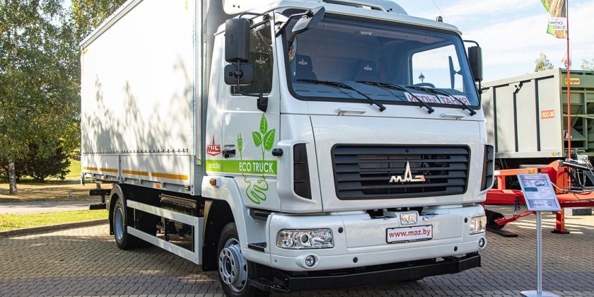 Электрогрузовик МАЗ который не выпустился