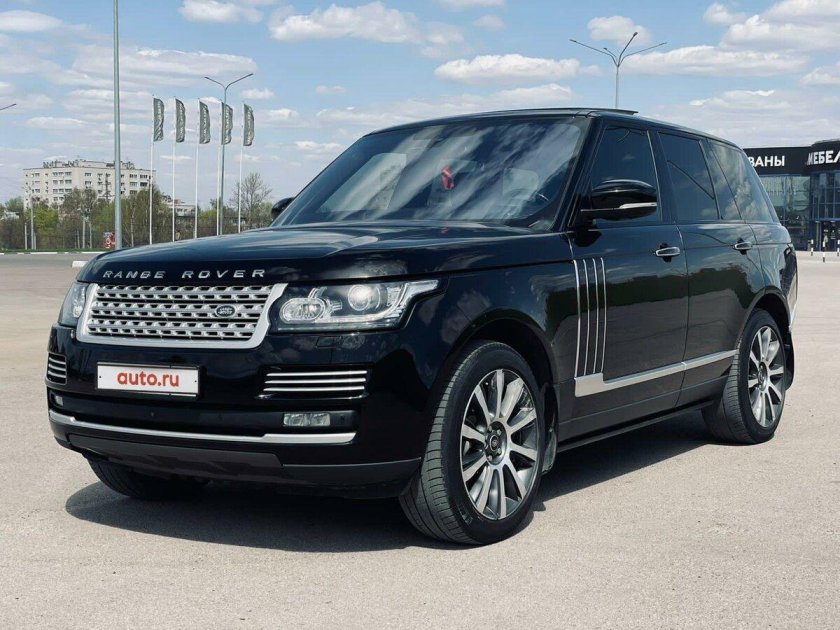 Рендж ровер черный высокий