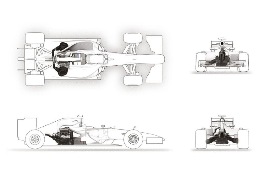 Мотор болида f1
