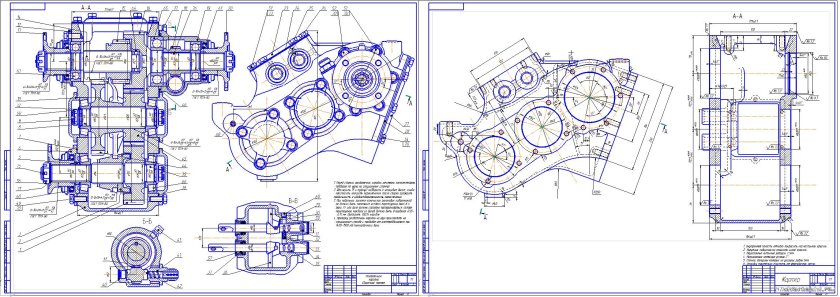 Шестерни раздаточной коробки УАЗ 469 чертеж