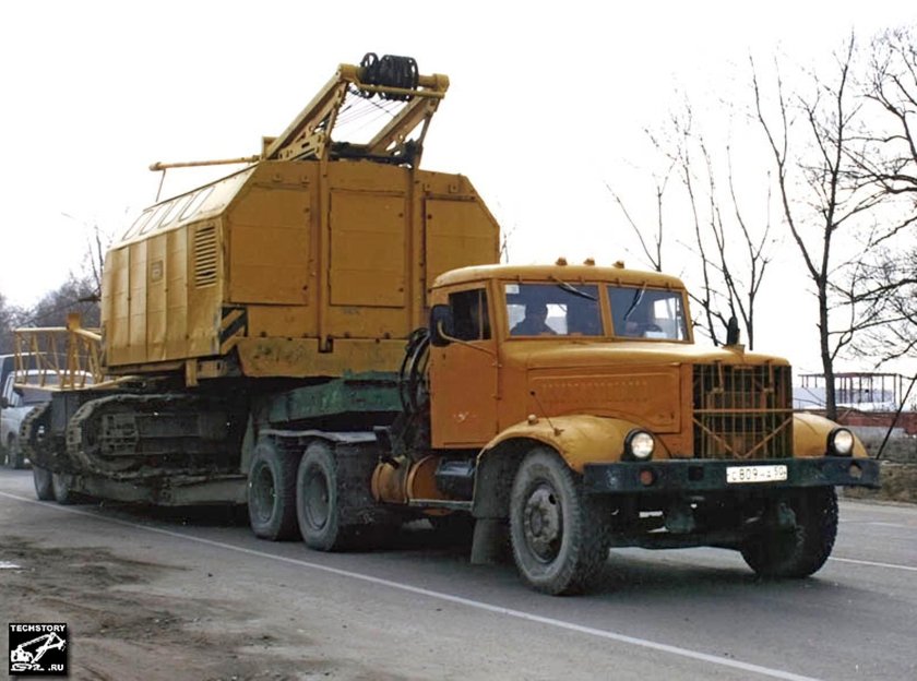 КРАЗ 258 кран