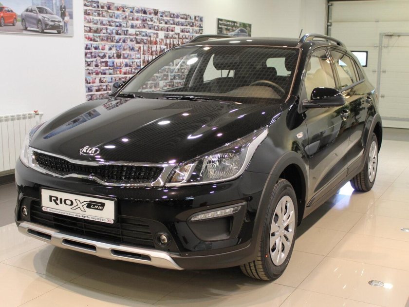 Kia Rio x черная