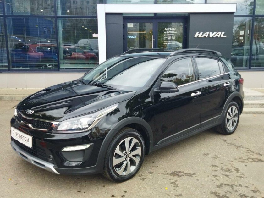 Киа Рио х 2021 черный