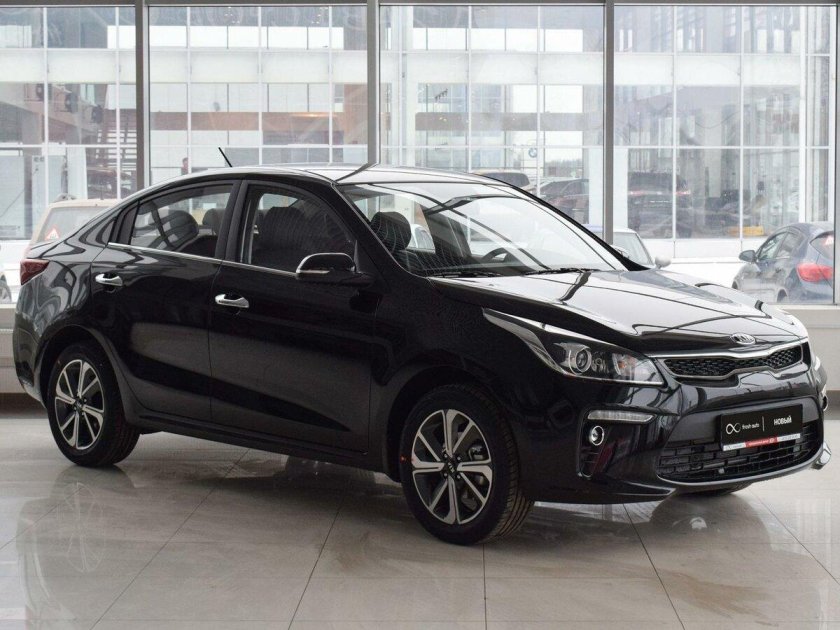 Киа Рио 2018 черная