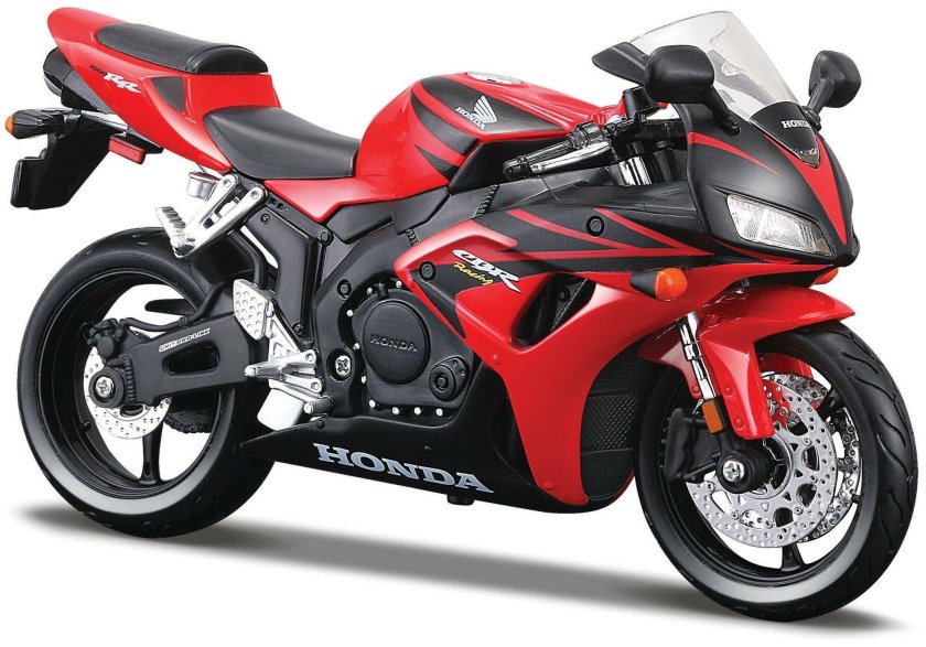 Мотоцикл maisto 1:12 honda cbr600rr красный 20-07117