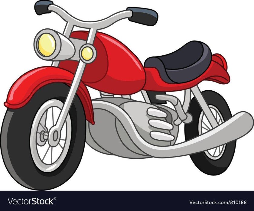 Мотоцикл мультяшный