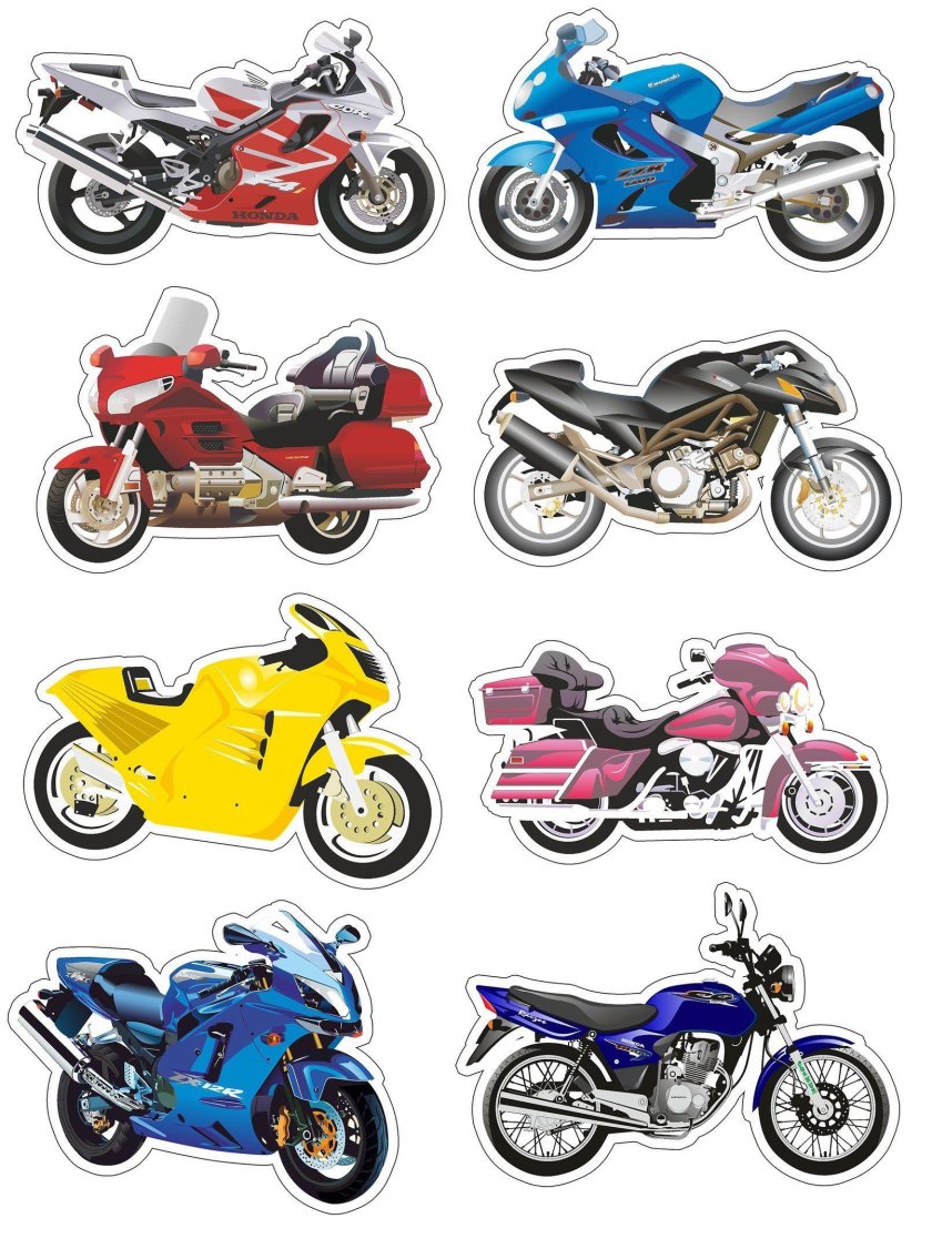 Сахарная печать мотоцикл