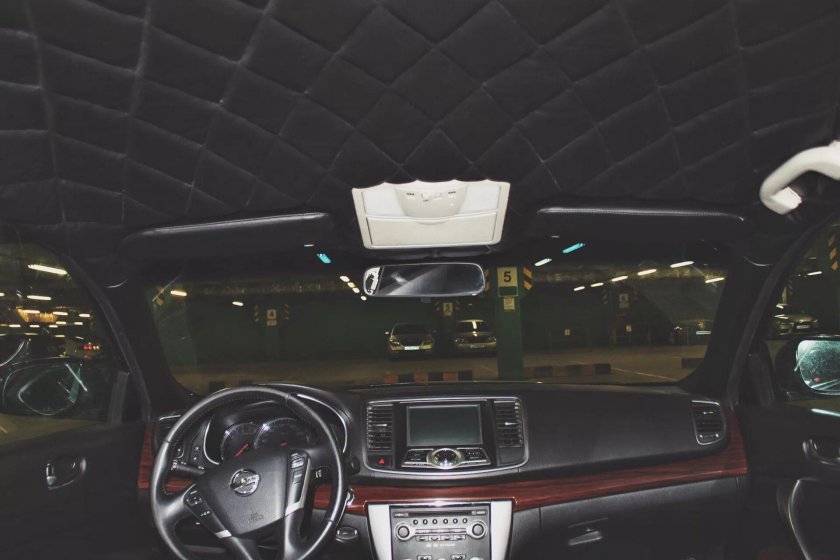 Nissan Teana j32 черный потолок