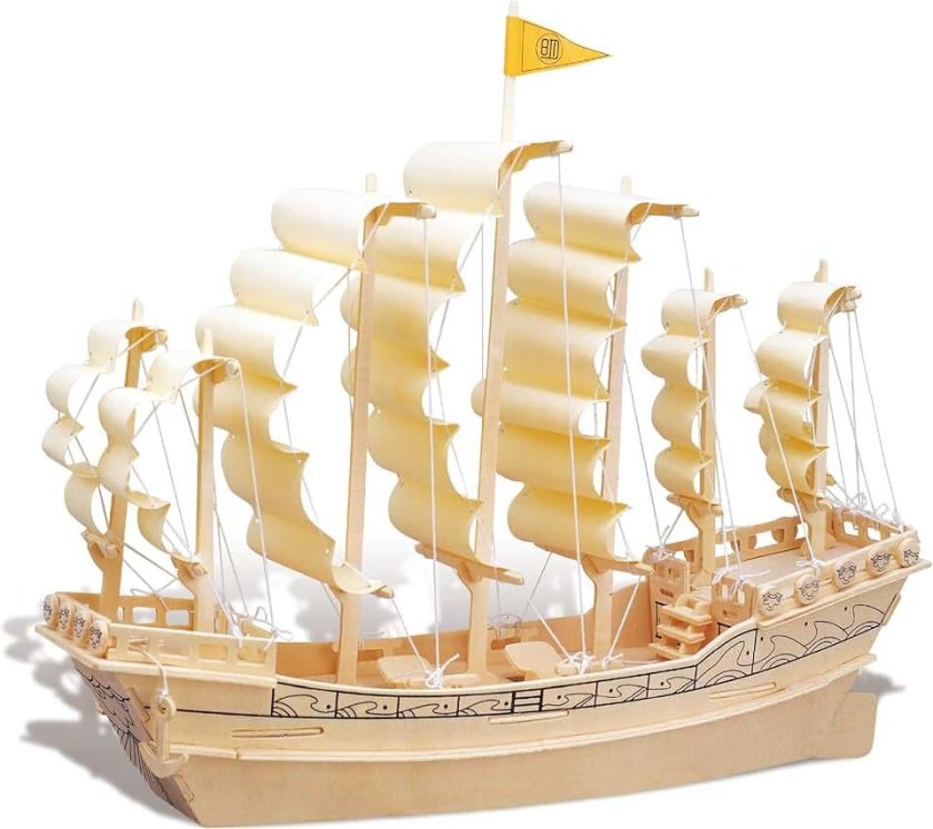 Сборная деревянная модель парусник династии мин