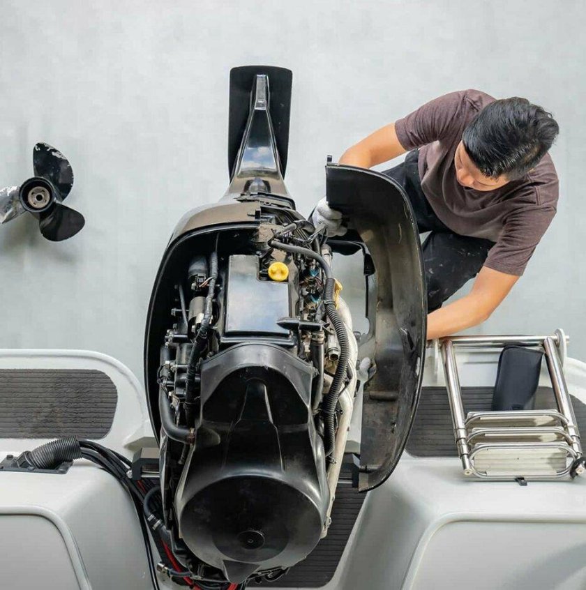 Сломался мотор лодка