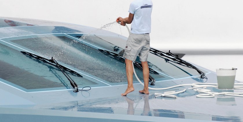 Мойка яхты