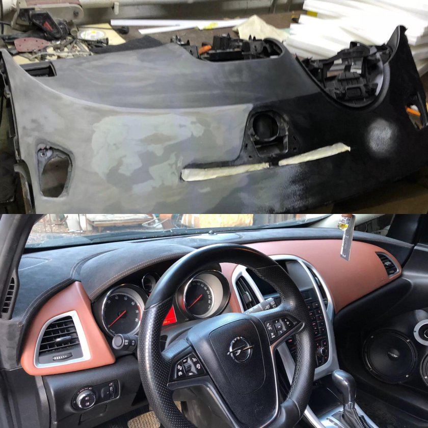 Opel Astra j торпеда