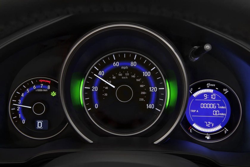 Панель приборов Honda Fit 2016 год