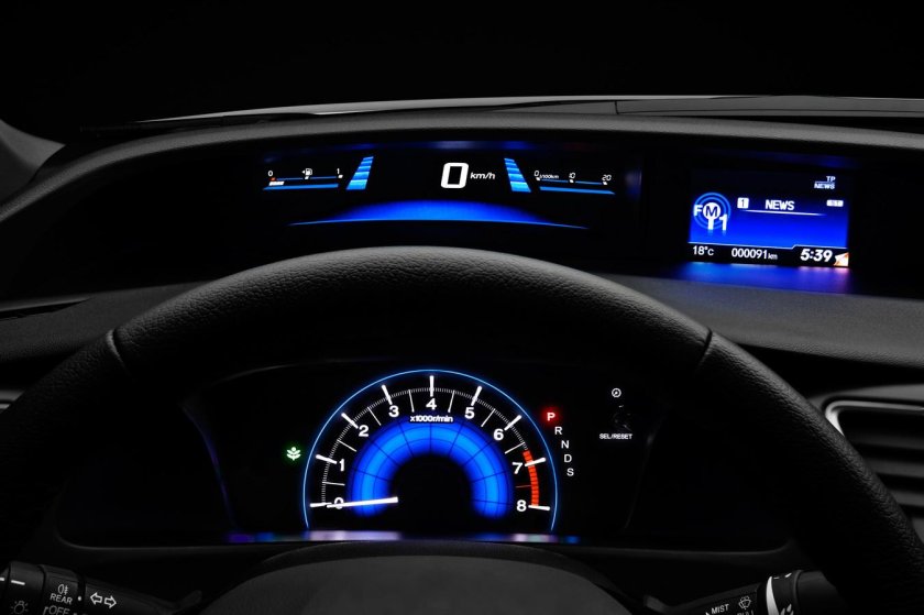 Приборная панель Honda Civic 8
