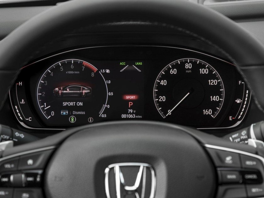 Honda Accord 2017 приборная панель