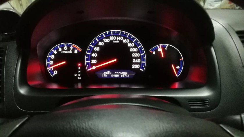 Панель приборов Хонда Аккорд 7 Рестайлинг