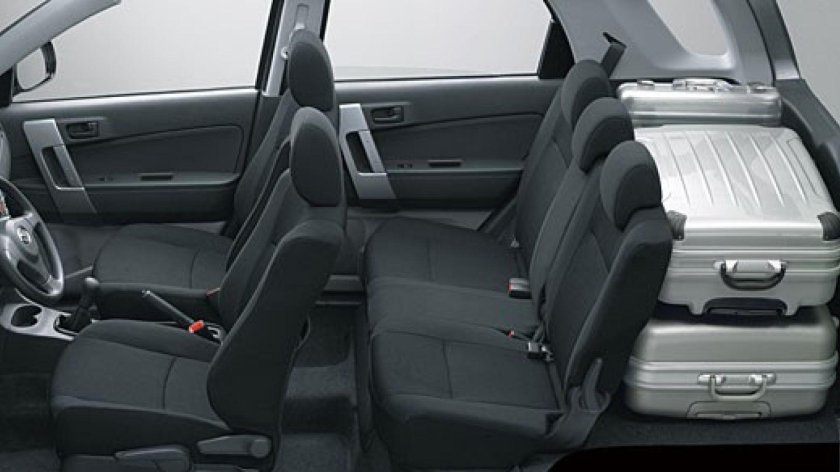 Дайхатсу Териос 2007 трансформация салона