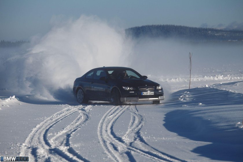 БМВ е60 зимний дрифт