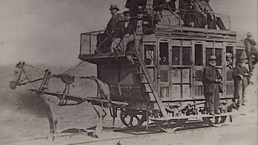 Конно железная дорога Конка 19 век