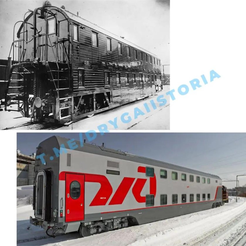 Двухэтажные вагоны Тверского вагоностроительного завода